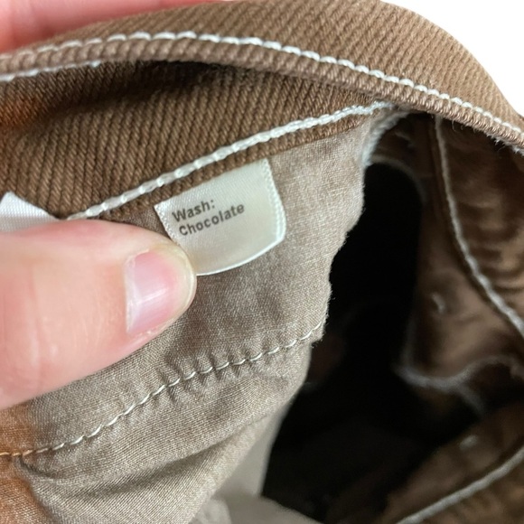 Reformation Jeans Chocolate Brown Cowboy High Rise Straight Jeans Size 25 - Picture 9 of 12